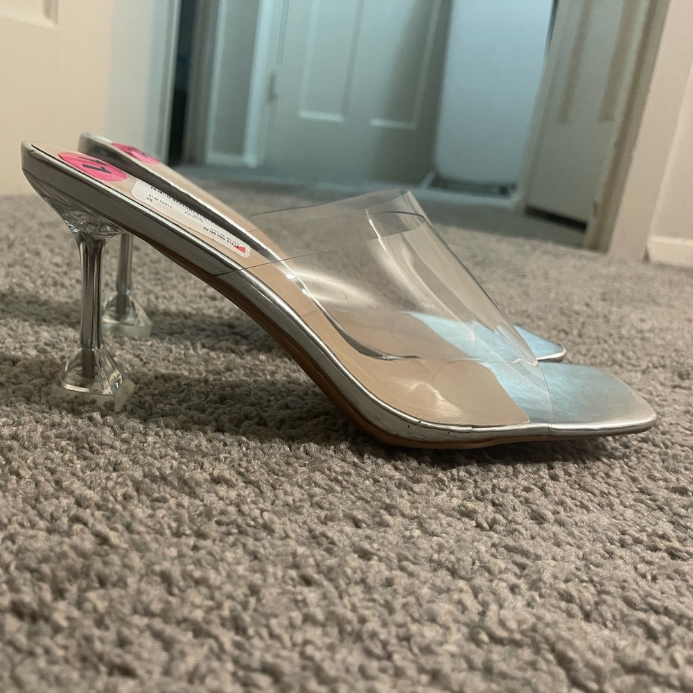Clear heels